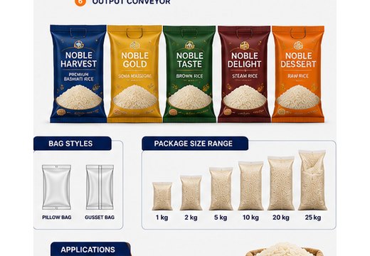 Rice and grains packing