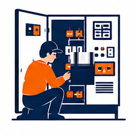 Installation service illustration